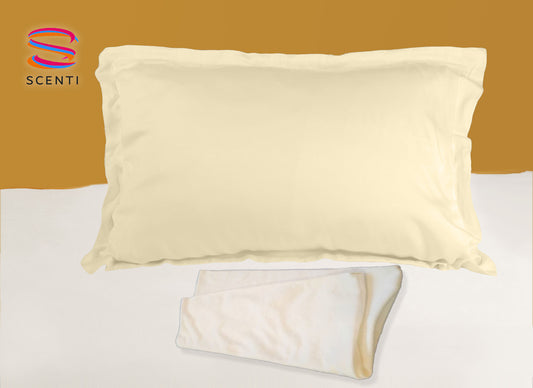 SCENTI IVORY PILLOWCASE AND SLIP